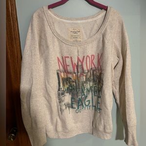 American Eagle New York City Sweatshirt the Big Apple Exclusive Rare